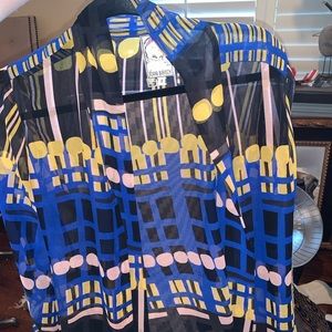 Yoana Baraschi multicolor patterned blouse